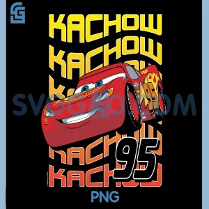 Kachow 95 PNG, Cars Disney PNG