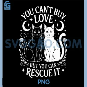 Cat Rescue Sayings for Feral Kitten PNG, Animal Rescuer PNG