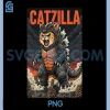 Catzilla Funny PNG, Orange Cat Monster Animal PNG
