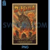 Catzilla King Of Destruction PNG, Japanese Art Retro Monster PNG
