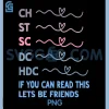 Ch St Sc Dc Hdc If You Can Read This Lets Be Friends PNG, Funny PNG