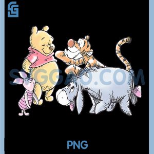 Disney Winnie PNG, The Pooh Awesome Friends PNG