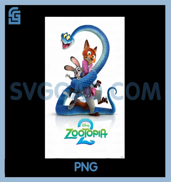 Teaser Art With Nick Judy & Gary PNG, Disney Zootopia 2 PNG