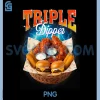 Triple A Dipper PNG, Fast Food Hamburger Chicken Nugget Foodie PNG