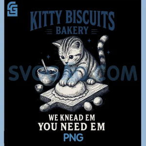 Kitty Biscuits Bakery PNG, Funny Baking Art PNG