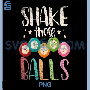 Shake Those Balls PNG, Funny Bingo Caller Gamble Lottery PNG