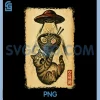 Funny Cat Ramen UFO PNG, Japanese Anime PNG