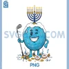 Menorah Hanukkah Golfer PNG, Funny Golf Dreidel PNG 1 Menorah Hanukkah Golfer PNG, Funny Golf Dreidel PNG