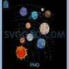 Planets Solar System Space PNG, Travel Universe Astronomy PNG