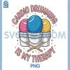 Cardio Drumming is My Therapy PNG, Fitness Workout PNG