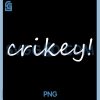 Crikey Script Design PNG, Funny Handwritten Typography Graphic PNG 1 Crikey Script Design PNG, Funny Handwritten Typography Graphic PNG