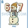 Six Seven Snowman PNG, Funny Christmas PNG, Gen Z Alpha Meme PNG 1 Six Seven Snowman PNG, Funny Christmas PNG, Gen Z Alpha Meme PNG