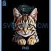 Cute Tabby Cat PNG, Realistic Kitten Face Pet Lover Art Design PNG 2 Cute Tabby Cat PNG, Realistic Kitten Face Pet Lover Art Design PNG
