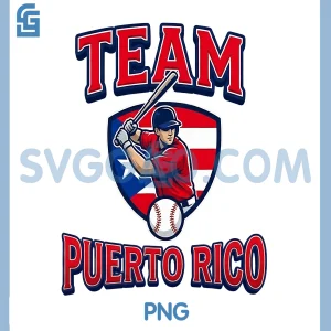 Team Puerto Rico PNG, Baseball Flag Patriotic PNG