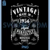 Vintage 70th Birthday Decorations PNG, Funny 1956 70 Birthday PNG