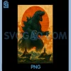 Vintage Kaiju Japanese PNG, Legendary Monster Kaiju PNG