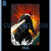 Kaiju Santa Christmas PNG, Monster Xmas PNG