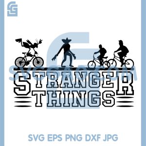 Stranger Things Movie 5 SVG, Retro Stranger Things Logo SVG
