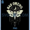 Bad Omens PNG, Moth Butterfly Halloween PNG