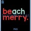 Beach Merry PNG, Christmas Holiday PNG
