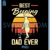 Best Beeping Dad Ever PNG, Treasure Hunter Metal Detecting Father PNG