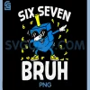 Hanukkah 67 Six Seven Bruh PNG, Dabbing Dreidel Chanukah PNG