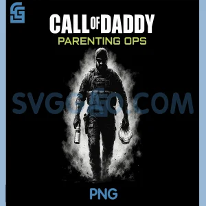 Call of Daddy Parenting Ops PNG, Father's Day Great Dad Joke PNG