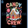 Candy Crew Gingerbread House PNG, Sweet Christmas Candy Art PNG