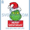 Grinch Noel Merry Grinchmas Art SVG, Funny Green Christmas Face SVG