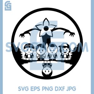 Stranger Things Decal SVG, Demogorgon Cut File SVG