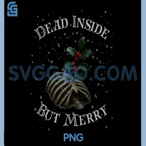 Dead Inside But Merry PNG, Creepmas PNG