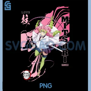 Mitsuri Kanroji Love Art PNG, Demon Slayer Infinity Castle PNG