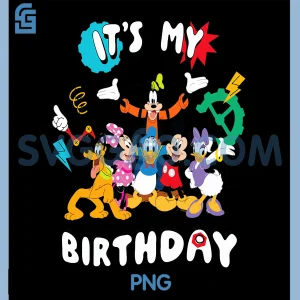 Its My Birthday Party PNG, Disney Jr. Mickey & Friends PNG