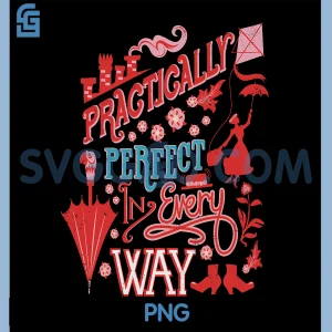 Practically Perfect in Every Way PNG, Disney Mary Poppins PNG