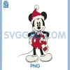 Christmas Mickey Mouse Portrait PNG, Disney Mickey & Friends PNG