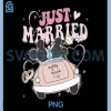 Just Married Mickey Minnie PNG, Disney Mickey & Friends PNG
