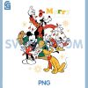 Merry Friendsmas Christmas Holiday PNG, Disney Mickey & Friends PNG
