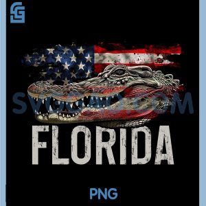 Florida Alligator PNG, Funny Everglades National Park Souvenir PNG