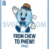 From Chew To Phew Bubbleton PNG, Funny Mascot for Science Fans PNG