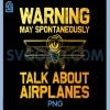Funny Airplane Novelty PNG, Plane Aviation Pilot PNG