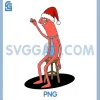 Allan Red Christmas PNG, Xmas Allan Fun PNG