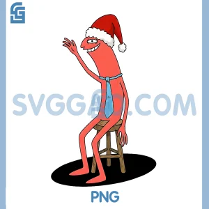 Allan Red Christmas PNG, Xmas Allan Fun PNG