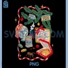 Battle Plan Christmas Home PNG, Hand Dawn Alone Xmas PNG