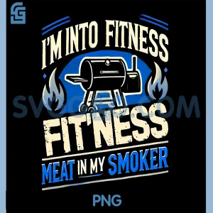 Im Into Fitness Smoker BBQ PNG, Fit Ness Meat Smoker PNG