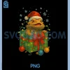 Bearded Dragons Santa PNG, Christmas Tree Lights PNG