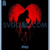 Funny Bigfoot Heart PNG, Valentin's Day Sasquatch PNG