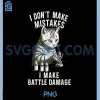 Cat Miniature Painter Battle Damage PNG, Funny Miniature Painting PNG