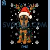 Santa Hat Reindeer PNG, Airedale Terrier Lovers Xmas PNG