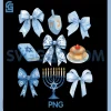 Coquette Bow Hanukkah Chanukah PNG, Latke Jewish PNG