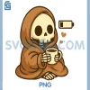 Skeleton With Tea Illustration PNG, Skeleton Funny PNG 1 Skeleton With Tea Illustration PNG, Skeleton Funny PNG